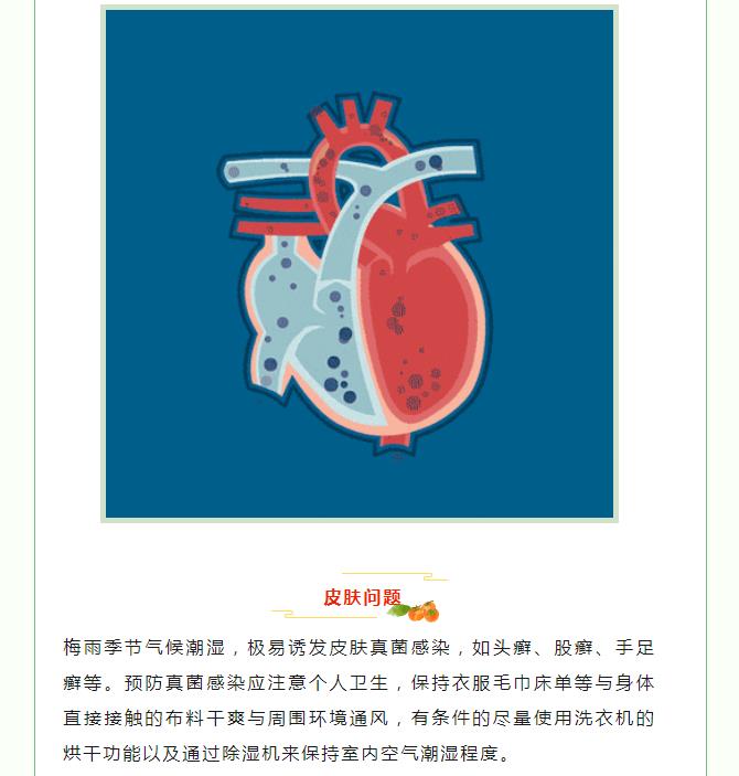 梅雨时节 分享一些健康小知识