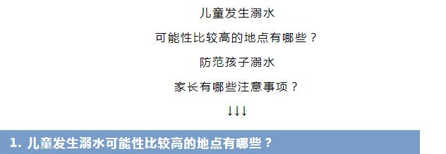 防溺水！防溺水！防溺水！这些重要常识一定要教会孩子