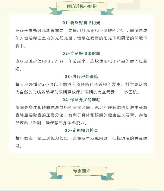 【“睛”彩“视”界 一问医答】——第8个近视防控宣传教育月